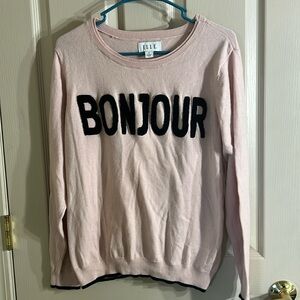 ELLE brand sweater “Bonjour” xl vgc